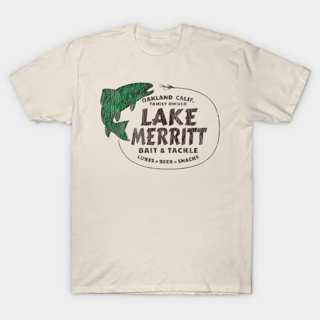 Lake Merritt Bait & Tackle T-Shirt by mikelcal